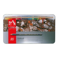 Caran D’ache สีไม้กันน้ำ Pablo 80 สี (เกรด Artist) กล่องโลหะ #666.380