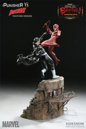 (現貨供應Sideshow BenToy Punisher Daredevil復仇者大戰夜魔俠場景組雕像SC-9006