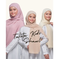Lily Balqis - Talita Kids/ Teens Shawl -Shawl Instant attached with scarf - material chiffon crepe -