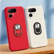 Casing For TECNO POVA Curve 2 5G LK7k Fashion Cover With Car Finger Ring Holder