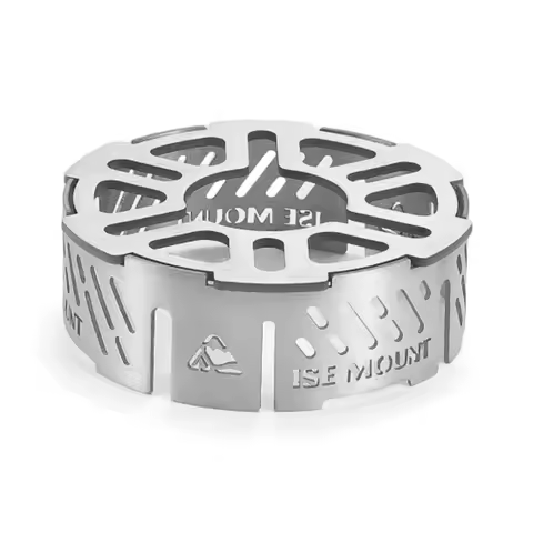 Gas Stove Wind Shield Stainless Steel Cassette Stove Windproof Ring High-temperature Resistant Campi