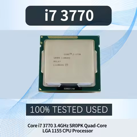Core i7-3770 i7 3770 3.4 GHz Quad-Core Eight-Thread CPU Processor 8M 77W LGA 1155