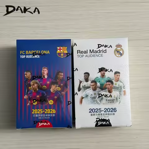 2025-2026 DAKA Real Madrid Barcelona Football Club Authentic Card Neymar De Bruyne Real Madrid Barce