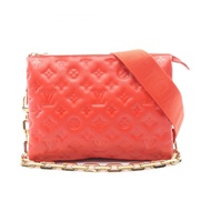 【二手】LOUIS VUITTONCoussin PM 單肩包 M57792 紅色皮革 Coussin PM 女士二手 A