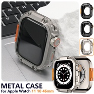 Metal Watch Case for IWatch Series 11 10 46mm Luxury Protector Watch Cover for Iwatch 11 10 46MM