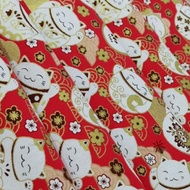 Taoyuan Shipping Printed Gilded Cotton Fabric Fabric Practice Fabric Zero Yard Fabric Ragclossed Fab