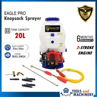 Eagle Pro TB33 3WZ4 Mist Sprayer Knapsack Sprayer Engine Sprayer Mesin Meracun Racun Pump 20L Heavy Duty Tahan Lasak