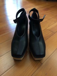 [免郵] 98%NEW / HARE / 日牌 / HARE SHOES / 日本限定 / Collect Point / Japanese Brand / 女裝高跟鞋 / 黑色高跟鞋 / M Siz