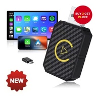 21CarPlay&,Type-C/USBCarPlay  2 dalam 1 Penyesuai Kereta Tanpa Wayar CarPlay & Android Auto, Penyesu