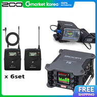 Zoom Wireless 6-Channel Recording Package F6 Ew112P Lavalier