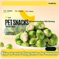 Frozen mini cabbage for Hamsters, vegetables and fruits for Hamsters, Chio brand