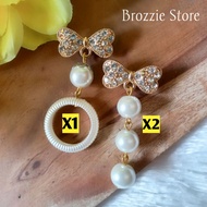 HIJAB DANGLE BROSS PEARL DANGLE BROSS/ Brooch Tudung