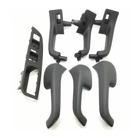 Black Left Driver Window Switch Panel Bracket Base Door Handle for V W MK5 Golf 2005-2010 OEM L1K4 8