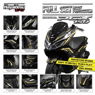 Hayaidesu Full Set Body Protector Cover Honda PCX 150 Accessories Decal Variation