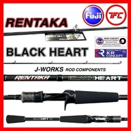 RENTAKA BLACK HEART 🖤 Baitcast & Spinning Rod BC Baitcasting BlackHeart