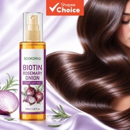 Non-sticky Fast-Absorbing Biotin Rosemary Onion Hair Serum, Fresh Feel All Day 100ml Serum Rambut Bi