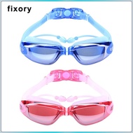 fixory Swimming Goggles Swimming Goggles Lightweight Wide View Modern Buckle Design Swimming Goggles