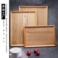 Daily New Arrival/Squid Fillet Solid Wood Hotel B & B Storage Tray Hotel Dessert Bakery Display Tray