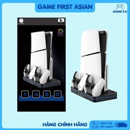 Ps5 slim cooling pad combined with genuine IINE Ps5 controller charger -