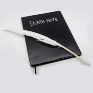 Anime Death Note Notebook Set Leather Journal and Feather Pen Animation Art Writing Journal Death No