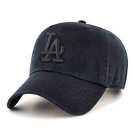 '47 Brand Clean Up Los Angeles Dodgers Black on Black Cap