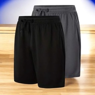 Bongshop686 men's sportsShorts, plain design, convenient zippered pockets, easy-to-wear pants, easy 