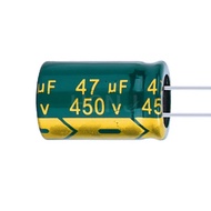 2/5/10PCS 450V47UF Aluminum Electrolytic Capacitor Original Low Esr/impedance High Frequency Size 16