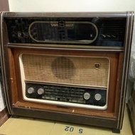 早期台灣真空管老音響（唱機 收音機）～無法使用～古早味擺飾用