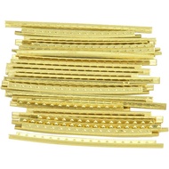 Brass High Strength Fingerboard Fret Wire, 24pcs/Set Electric Guitar Fret Wire, for Guitar Enthusias