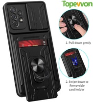 For Samsung Galaxy A12 A13 A30 A31 A32 A33 A50S A51 A52 A53 A71 A72 Phone Case Luxury Magnetic Ring 