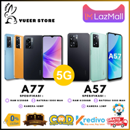 OPPO A77   OPPO A57 8GB   256GB  hp  Jaringan 5G 5000mAh   Garansi 1 Tahun