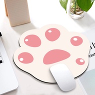Cat's Paw Print Mouse Pad Cute Pattern Desk Mice Pad Anti-Slip Round Mousepads Office Home Rubber Mice Mat