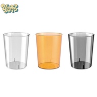 (Unique) Transparent Trash Can Without Lid Garbage Bin Home Office Desktop Rubbish Garbage Container