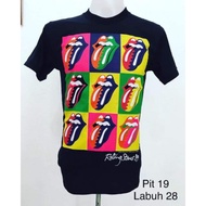 baju rolling stones lidah 9 band