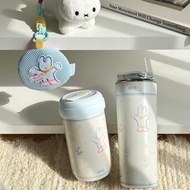 Aks Coffee Cup 316 Stainless Steel Thermos Cup Environmental Protection Cup Car Straw Cup Cold Stora