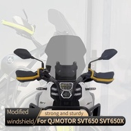 For QJMOTOR SVT 650 SVT 650X SVT650 SVT650X Modified windshield Heightened windshield Scooter Windsc