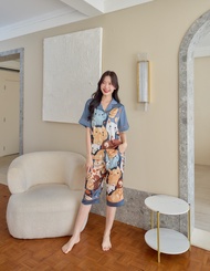 Muslin Pajamas Collection Muslin Pet รุ่น Pewter Kitten (N2001 T2001 K2001 L2001) | ชุดนอนผู้หญิง