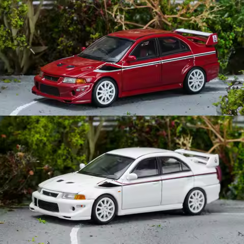 MH 1:64 scale MIT LANCER EVO VI GSR T.M.E Alloy Die-Cast Model Car Static display holiday gift colle