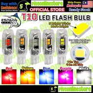 5 BRIGHT CHIP Car & Motorcycle T10 LED Signal Thailook Strobe Lampu LED Light Universal Signal Flash