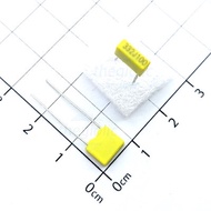 [20 Pieces]- Gold Candy Capacitor 3.3nF 332J 100VDC CL71