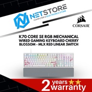 CORSAIR K70 CORE SE RGB MECHANICAL WIRED GAMING KEYBOARD CHERRY BLOSSOM - MLX RED LINEAR SWITCH - CH