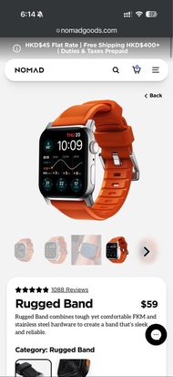 Nomad Apple Watch 錶帶
