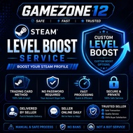 Steam Account Level UP Service Via Card