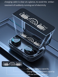 PUSAT GROSIR AS Hadset bluetooth  M10 Handsfree Full Bass Stereo 3500MAH Power Bank Desain Yang Mode