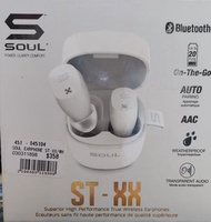 Soul ST-XX 藍芽入耳防水白色耳機