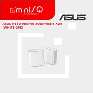 ASUS WIFI 6 ROUTER XD6 (WHITE-2PK)total bandwidth of up to 5400 Mbps, 2.2X faster than WiFi 5