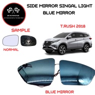 [ 1 PAIR ] TOYOTA RUSH 2018Y SIDE MIRROR GLASS W/SIGNAL LIGHT LED BLUE MIRROR