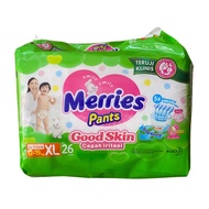 Pampers MERRIES Size XL (Pants) Contents 26