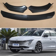 Body Kit Accessories Front Bumper Lip Splitter Spoiler For Peugeot 508 Sedan 2010--2024 Year