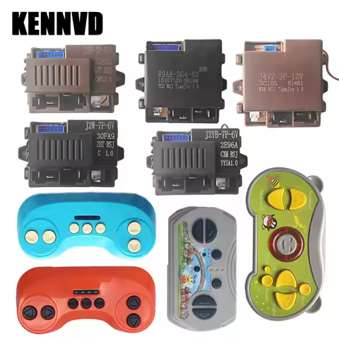 6V 12V J2YB-7P J2W-7P J4VZ-3P Children's Electric Ride on Car 2.4G Bluetooth Remote Control Box Rece